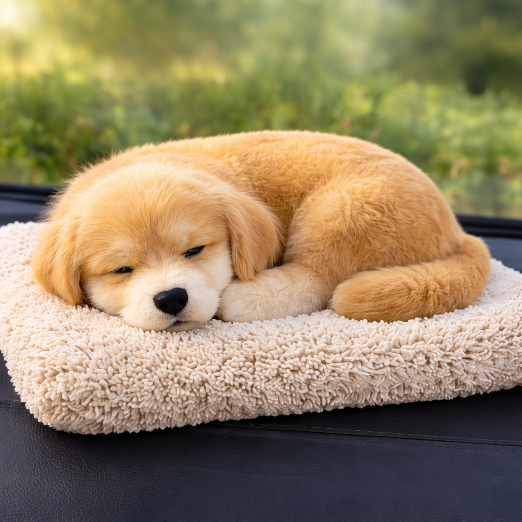 Krakin Dashboard Buddy™ Golden Retriever (Cream Edition)