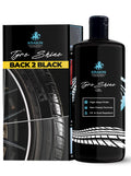 KRAKIN Tyre Shine Gel for Car & Bike | Gives Tyre Wet & Glossy Look | Tyre Polish for Zero Dust Attraction & Streak-Free Black Finish